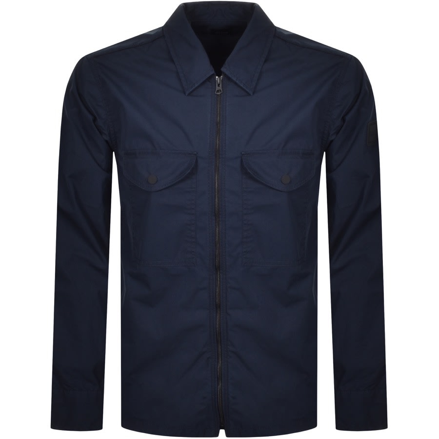 Alternative Image for ProductBOSS Lovel Zip 7 Overshirt Jacket Navy1